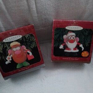 Mr and Mrs Potato Head Hallmark keepsake ornaments.